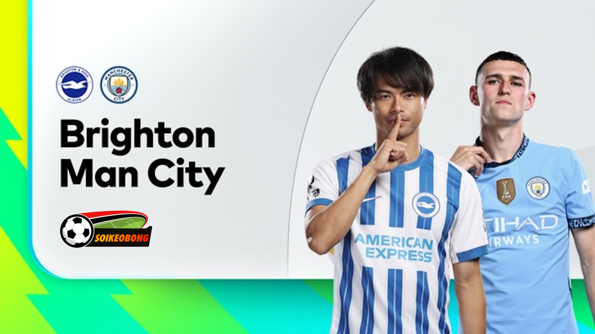 Soi kèo trực tuyến 7M trận Brighton vs Manchester City –  00h30 10/11/2024: Báo động đỏ cho Citizens